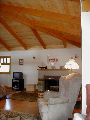 Timber Frame Cabin Detail