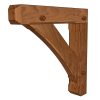 Bracket, Heavy Bevel Face, 45 Degree Curved Brace