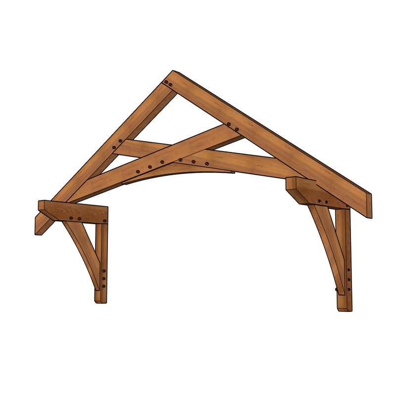Gable Truss with Brackets - Image 3