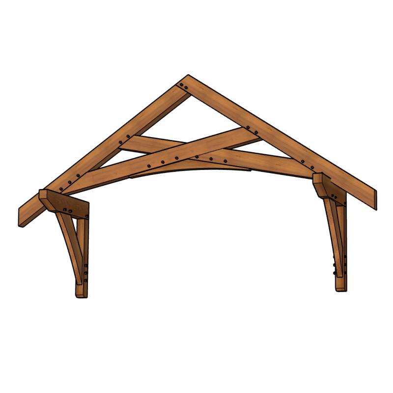 Gable Truss with Brackets - Image 4