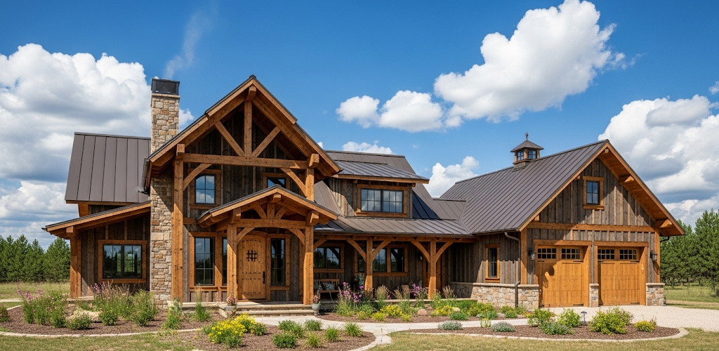 Banff timber frame home